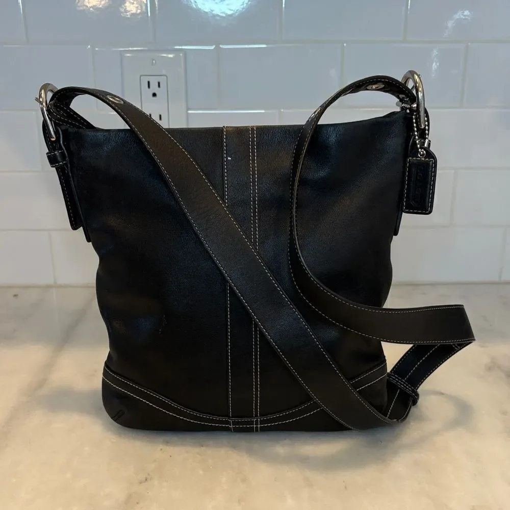 Coach Bag Purse Handbag Leather Vintage Y2K Slim Soho Hobo Crossbody Shoulder